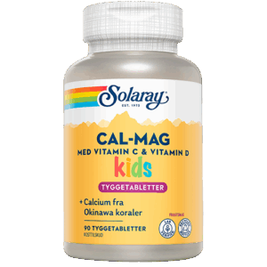 Solaray Cal-Mag Kids (90 tyggetabletter)