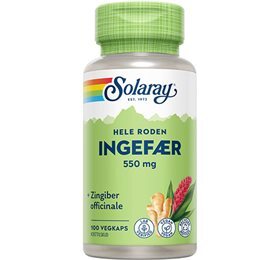 Solaray Ingefærrod, 100kap.