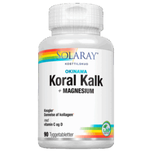 Solaray KoralKalk med vit. C og D tyggetablet • 90 tab.