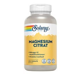Solaray Magnesium Citrat, 270kap