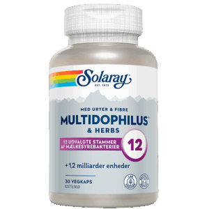 Solaray Multidophilus & Herbs (30 kapsler)