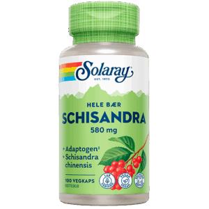 Solaray Schizandra 580 mg (100 kapsler)