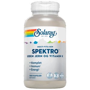 Solaray Spektro Multi-Vita-Min uden jern og vitamin K (300 kapsler)