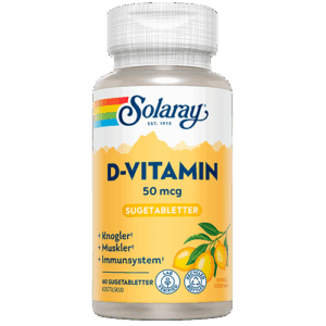 Solaray Vitamin D 50 mcg (60 sugetabl.)