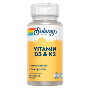 Solaray Vitamin D3 & K2 (60 kaps)