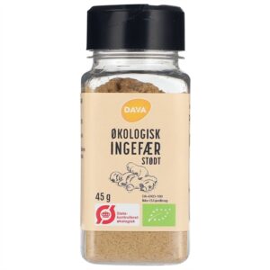 Stødt ingefær Økologisk - 45 g - DAVA