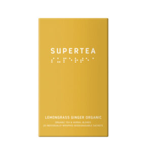 Supertea Lemongrass Ginger Øko Tebreve, 20stk.