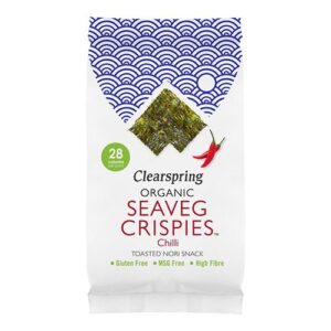 Tang chips Chili Økologisk (Seaveg Crispies) - 5 gram - Clearspring