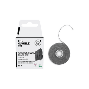 The Humble Co. tandtråd, charcoal - 50 m