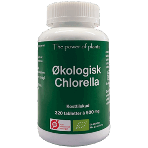 The Power of Plants Økologisk Chlorella (320 tabletter)