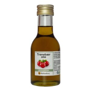 Tranebærolie Økologisk Koldpresset 2,5 liter - Rig på antioxidanter, Omega-3-6-9, fugtgivende, hurtigt absorberende - Hedenhus