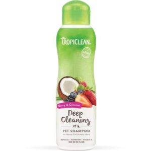 Tropiclean Shampoo Deep Cleaning Bær&Kokos 355 ml.