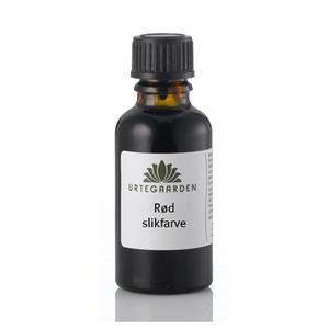Urtegaarden Rød Slikfarve - 30 ml