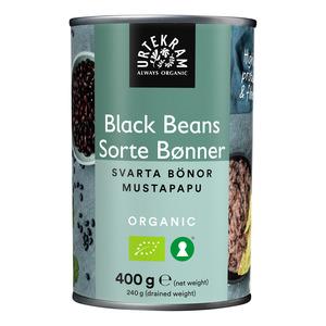 Urtekram Sorte Bønner dåse Ø - 400 g.