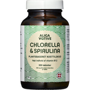 - VeganskALIGA AQTIVE Chlorella & Spirulina Tabletter