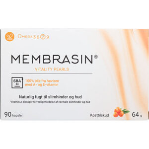 - VeganskMembrasin Membrasin Vitality Pearls m. havtorn