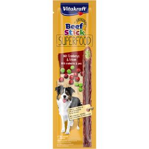 Vitakraft Beef-Stick, tranebær og ærter - 1 stk.