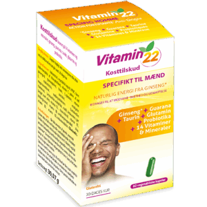 Vitamin22 Kosttilskud Specifikt Til Mænd (60 kaps)