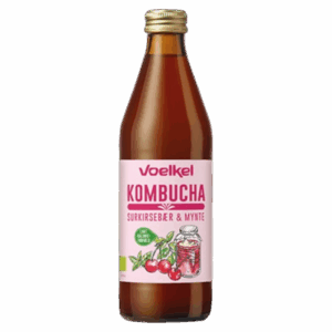 Voelkel Kombucha Kirsebær-Mynte Ø (0,33 l)