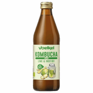 Voelkel Kombucha Lime-Ingefær Ø (0,33 l)